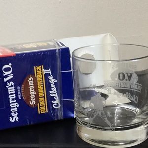 NIB One Seagrams V.O. Glass